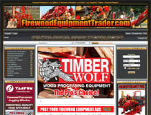 Tablet Screenshot of firewoodequipmenttrader.com